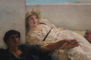 Una lectura de Homero av Lawrence Alma Tadema